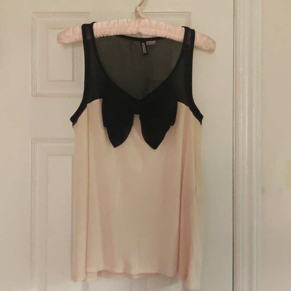 Divided by H&M Sleeveless Bow Top